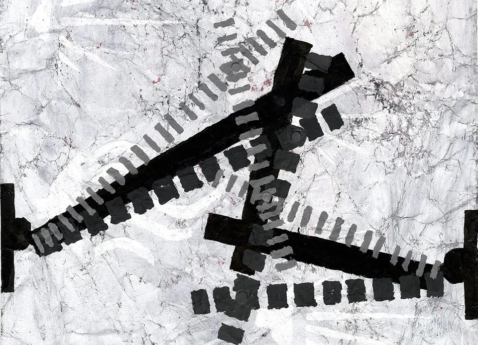 Konstrukcije u hodniku, 2004 — fotografija 1